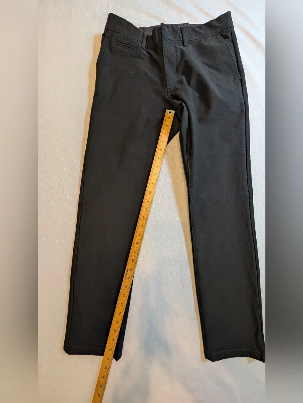 NWT J.Crew 484 Slim-Fit Black Chino Pants 4-Way Stretch Size 30x30